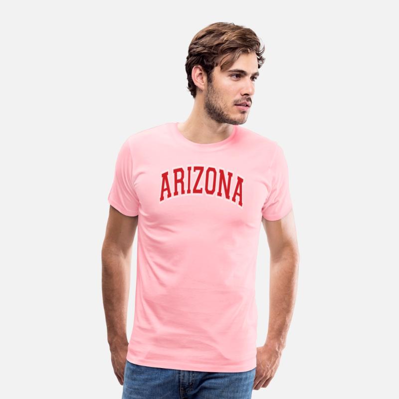 Arizona Varsity Style Red Text