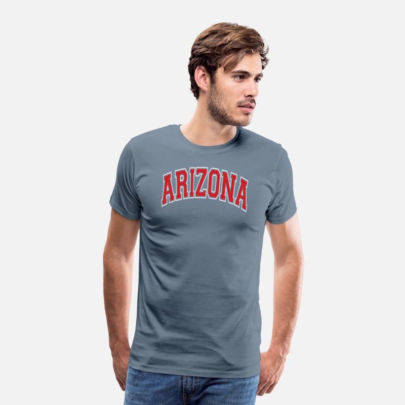Arizona Varsity Style Red Text