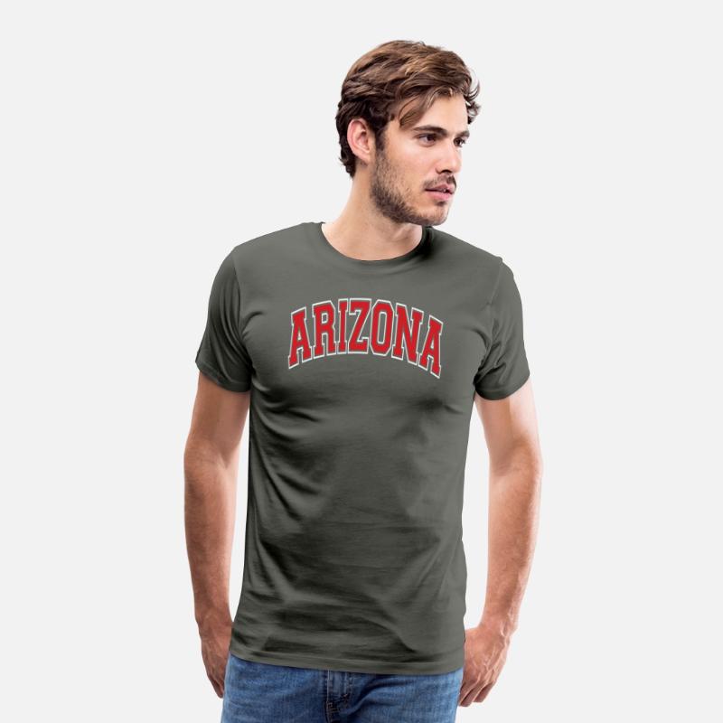 Arizona Varsity Style Red Text