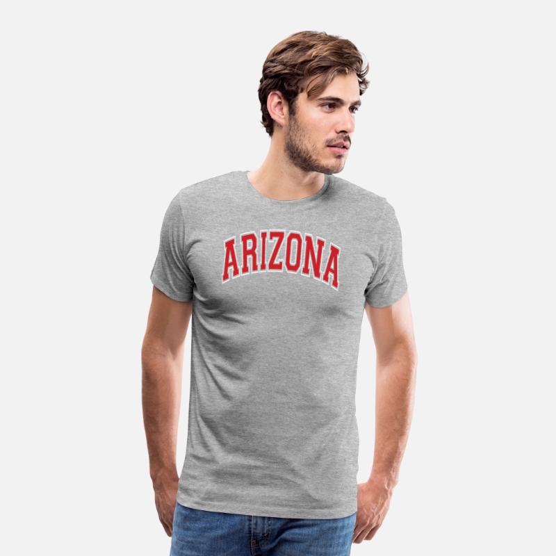 Arizona Varsity Style Red Text