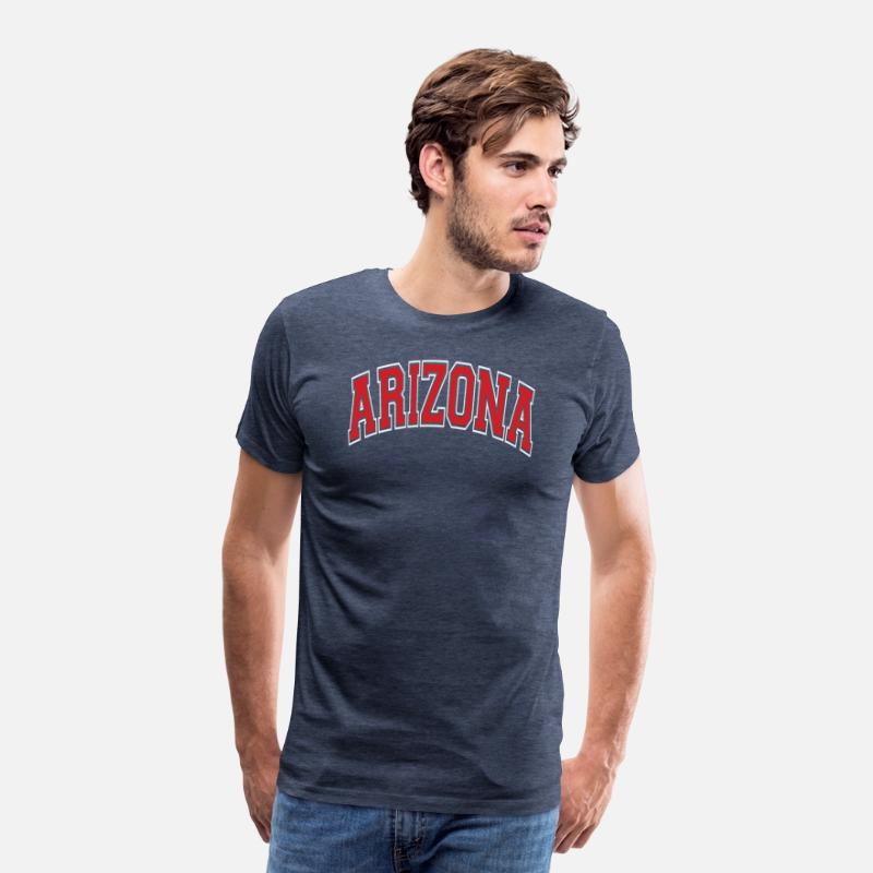Arizona Varsity Style Red Text