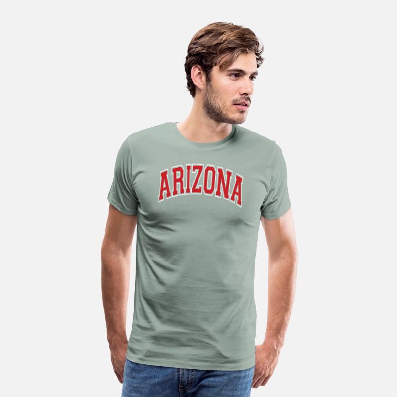 Arizona Varsity Style Red Text