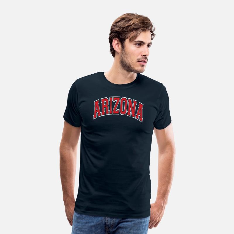 Arizona Varsity Style Red Text