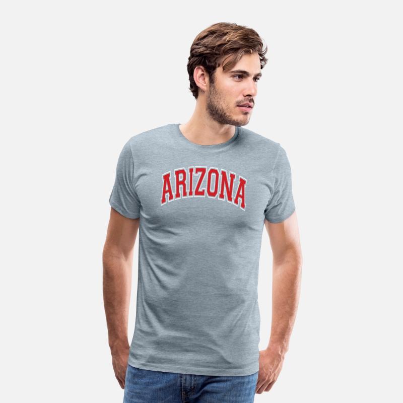 Arizona Varsity Style Red Text