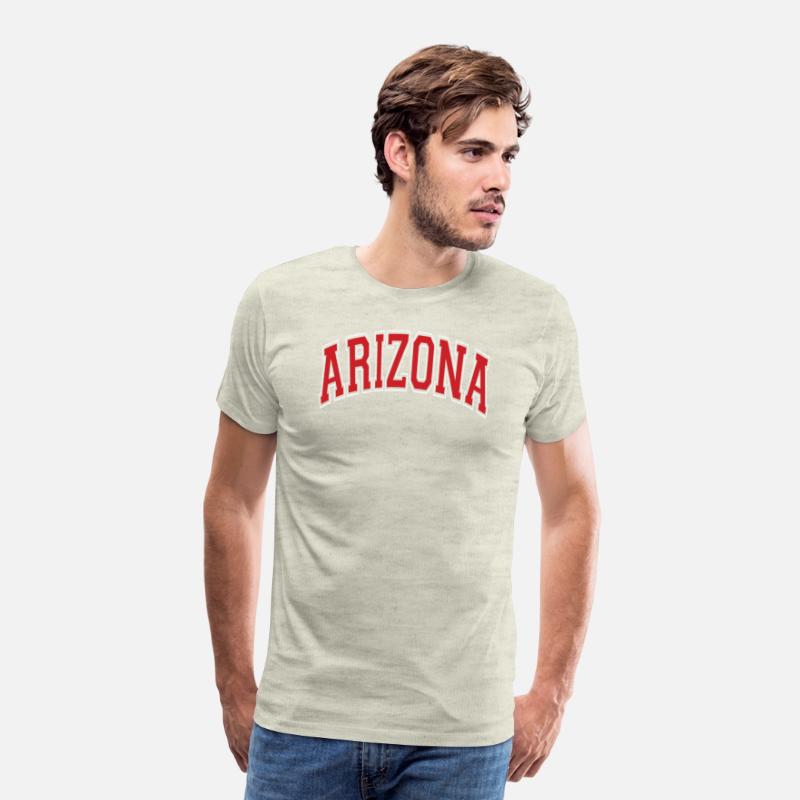Arizona Varsity Style Red Text