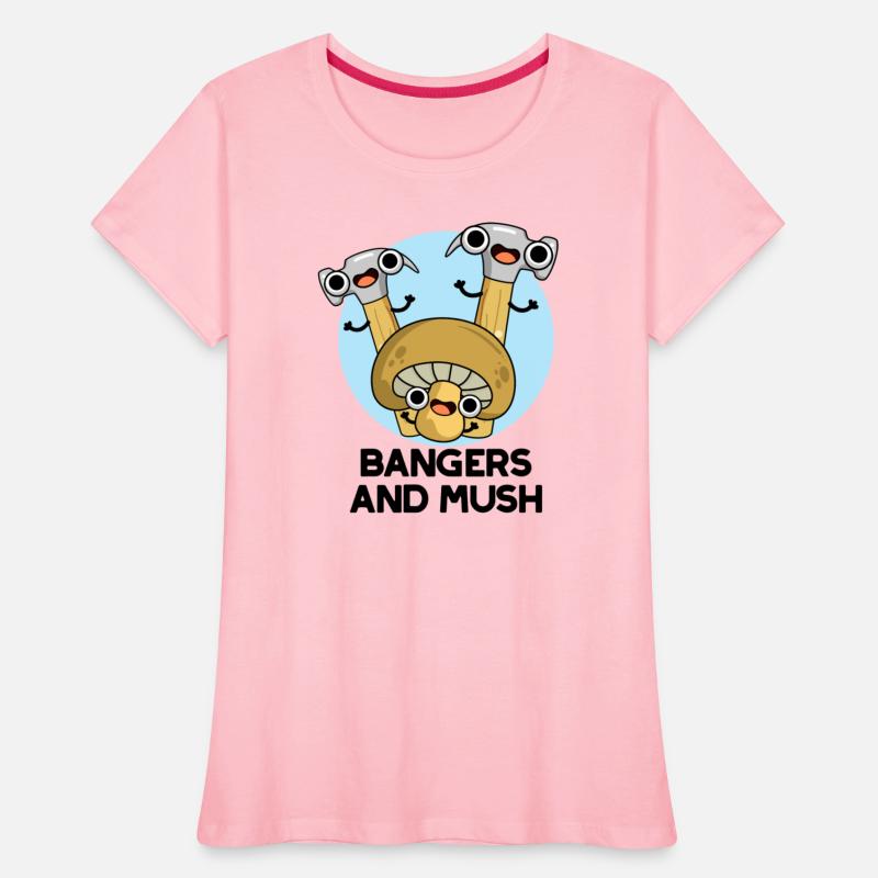 Bangers And Mush Funny English Food Pun