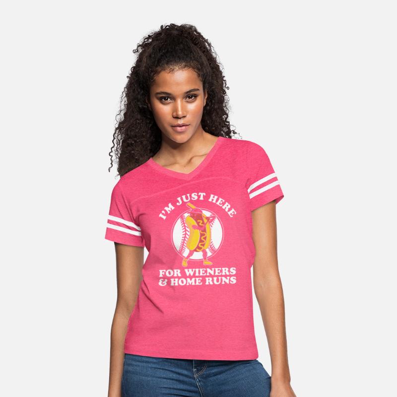 Baseball Design for Women Men Wieners Home Runs