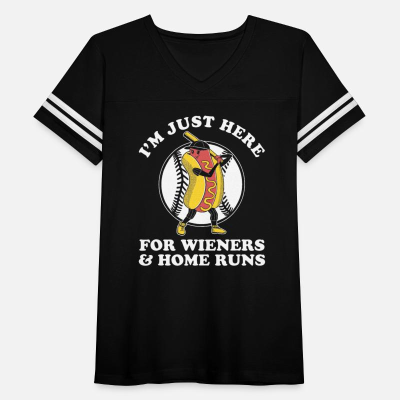 Baseball Design for Women Men Wieners Home Runs