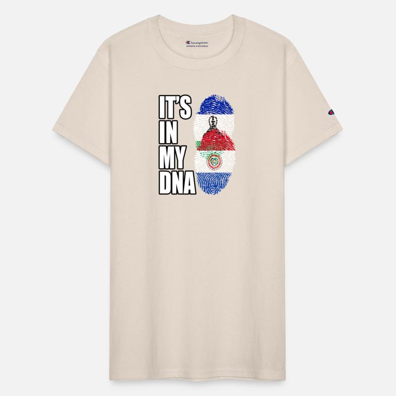 Basotho And Paraguayan Mix Heritage DNA Flag