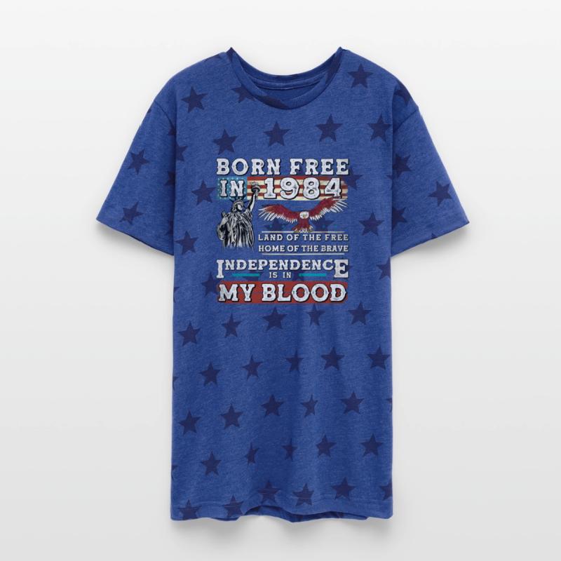 Born Free in 1984 - Vintage 41 Years of Red,