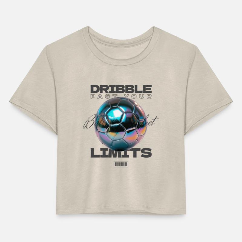 Chrome Soccer Ball with Text Phrase Design