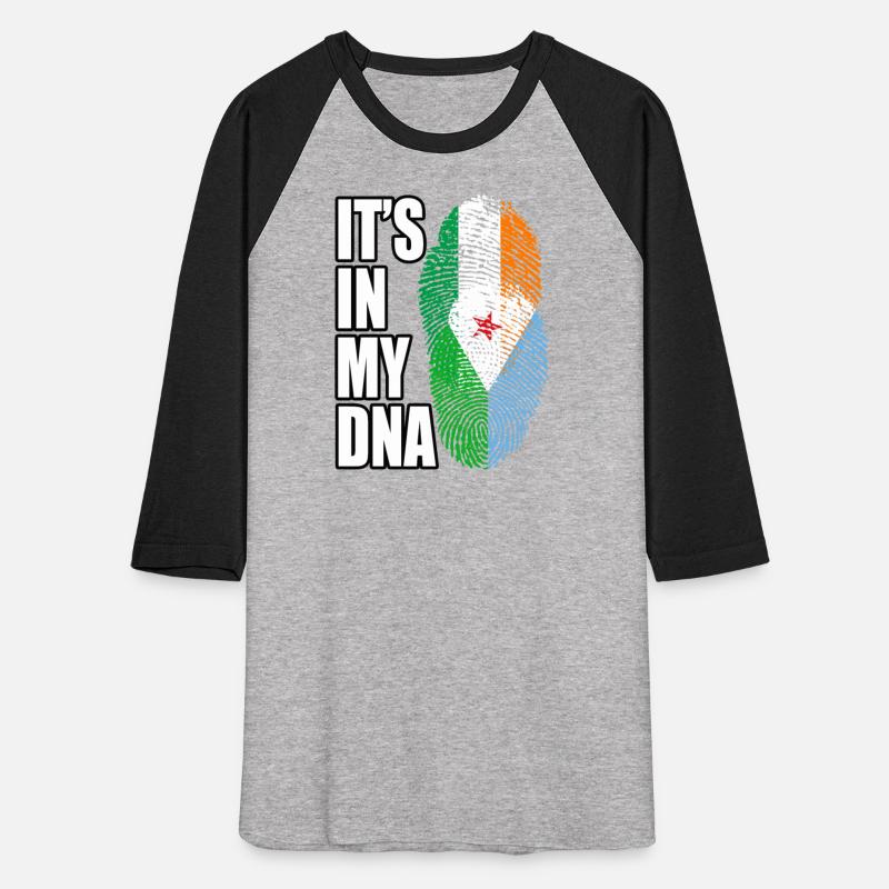 Djiboutian And Irish Mix Heritage DNA Flag