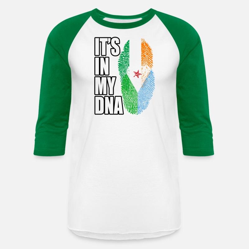 Djiboutian And Irish Mix Heritage DNA Flag