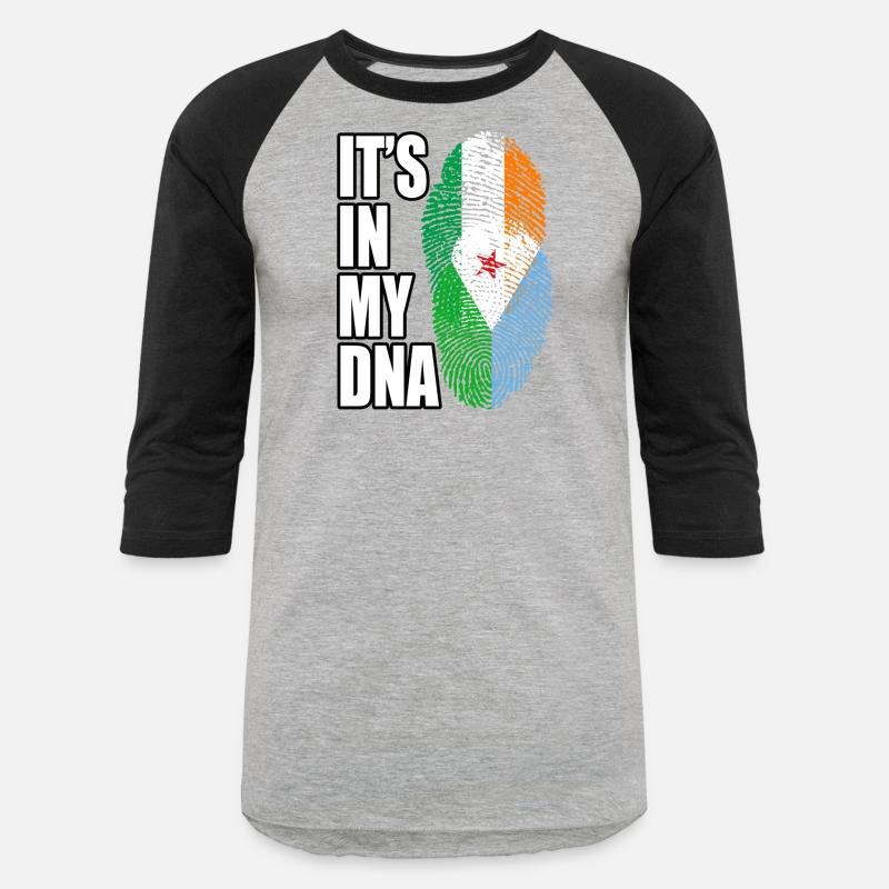 Djiboutian And Irish Mix Heritage DNA Flag