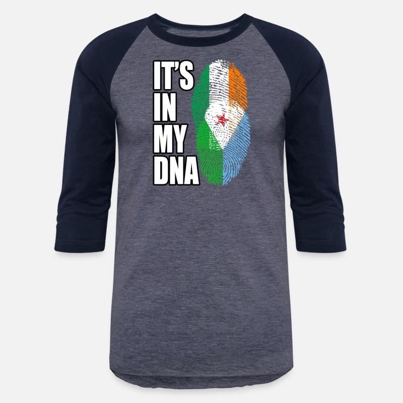 Djiboutian And Irish Mix Heritage DNA Flag