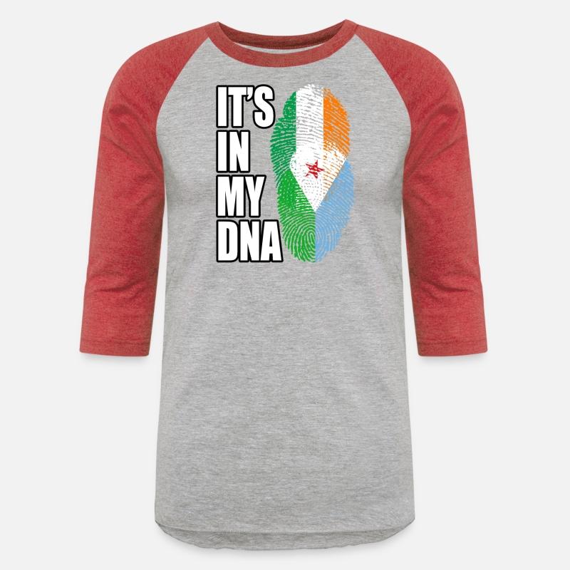 Djiboutian And Irish Mix Heritage DNA Flag