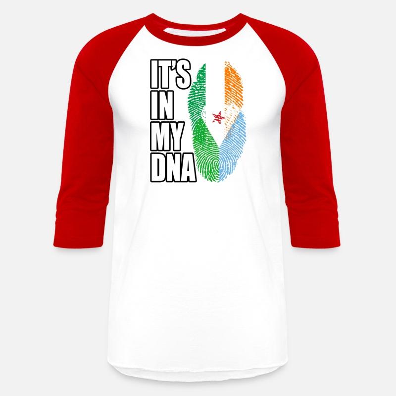 Djiboutian And Irish Mix Heritage DNA Flag