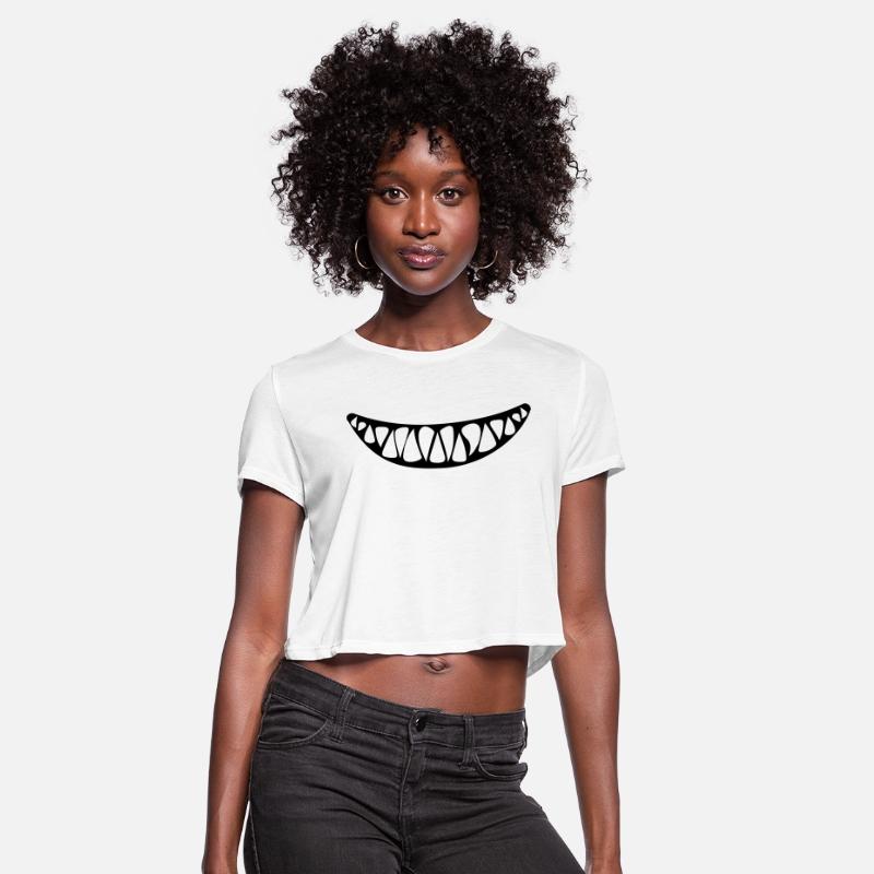 Face mask with monster teeth mouth funny gift idea