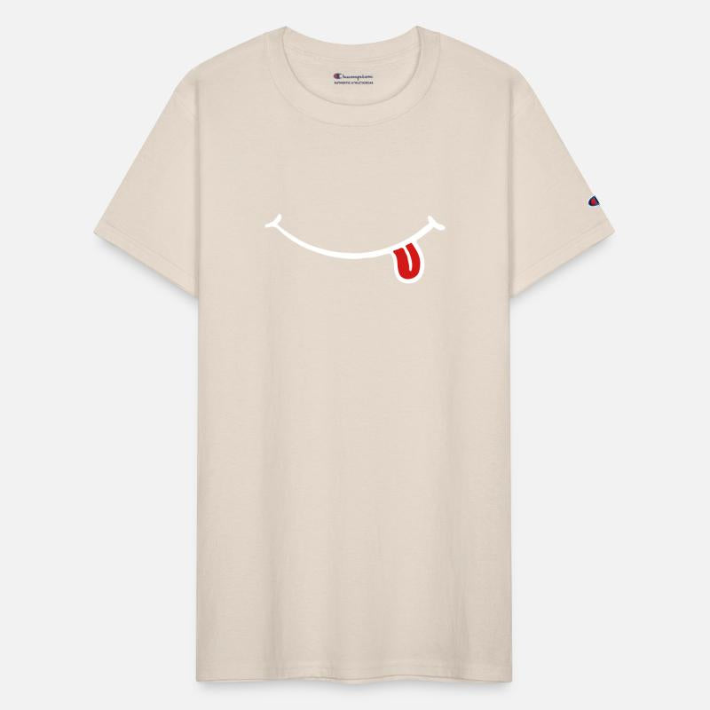 Face mask with smile mouth and Tongue funny gift