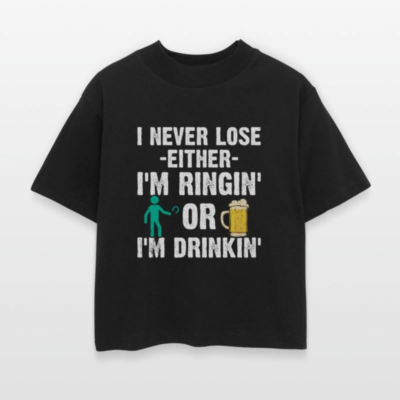 Funny Drinking Horseshoe Pitching