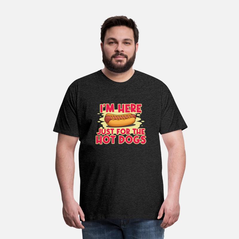 Funny Hotdog Sandwich Introvert Im Here Just For