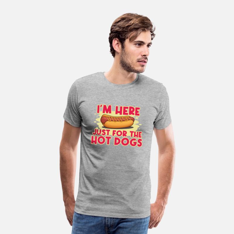 Funny Hotdog Sandwich Introvert Im Here Just For
