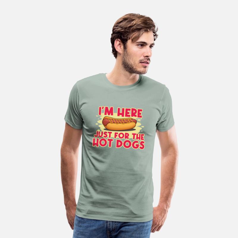 Funny Hotdog Sandwich Introvert Im Here Just For