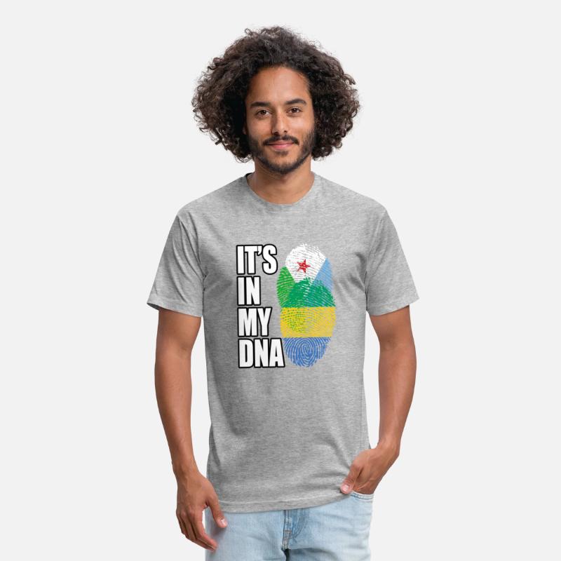 Gambian And Djiboutian Mix Heritage DNA Flag