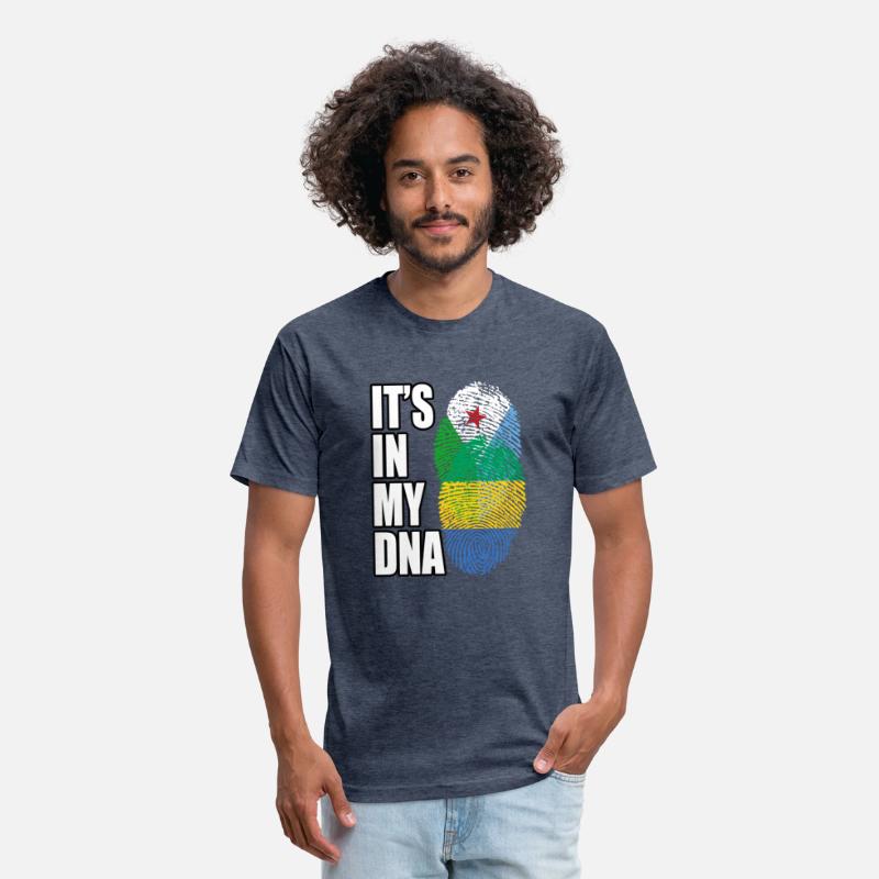 Gambian And Djiboutian Mix Heritage DNA Flag