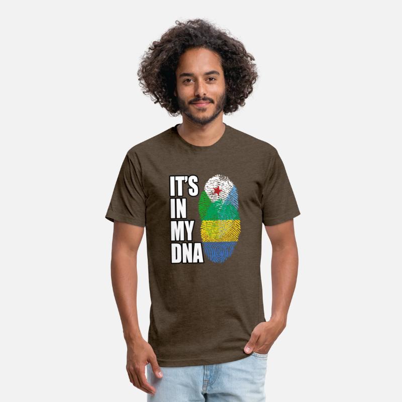 Gambian And Djiboutian Mix Heritage DNA Flag