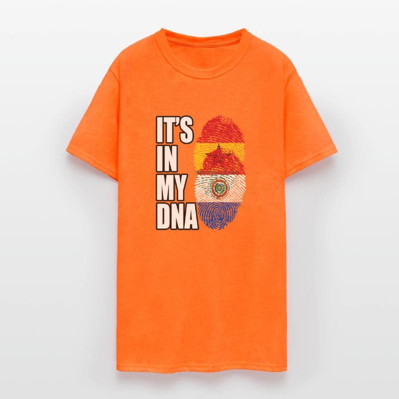 Ghanaian And Paraguayan Mix Heritage DNA Flag