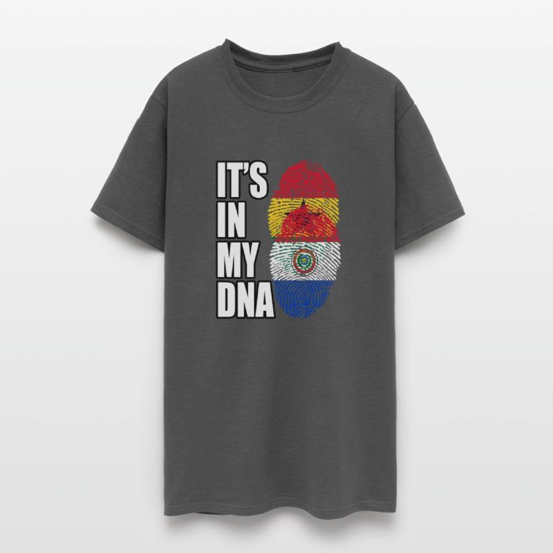 Ghanaian And Paraguayan Mix Heritage DNA Flag