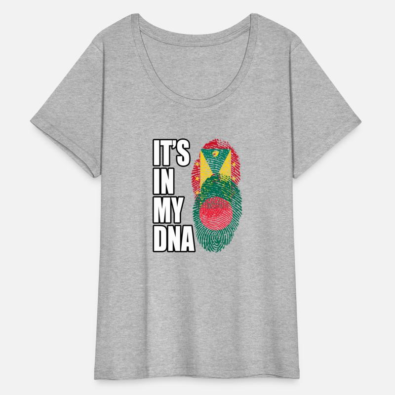 Grenadian And Bangladeshi Mix Heritage DNA Flag