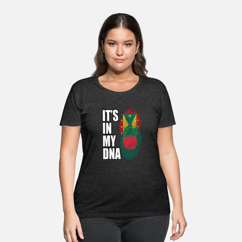 Grenadian And Bangladeshi Mix Heritage DNA Flag