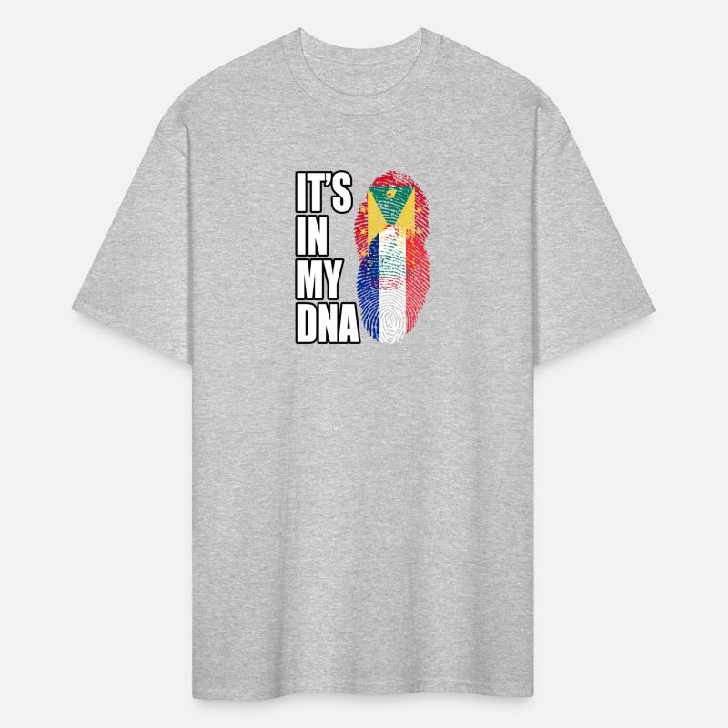 Grenadian And French Mix Heritage DNA Flag