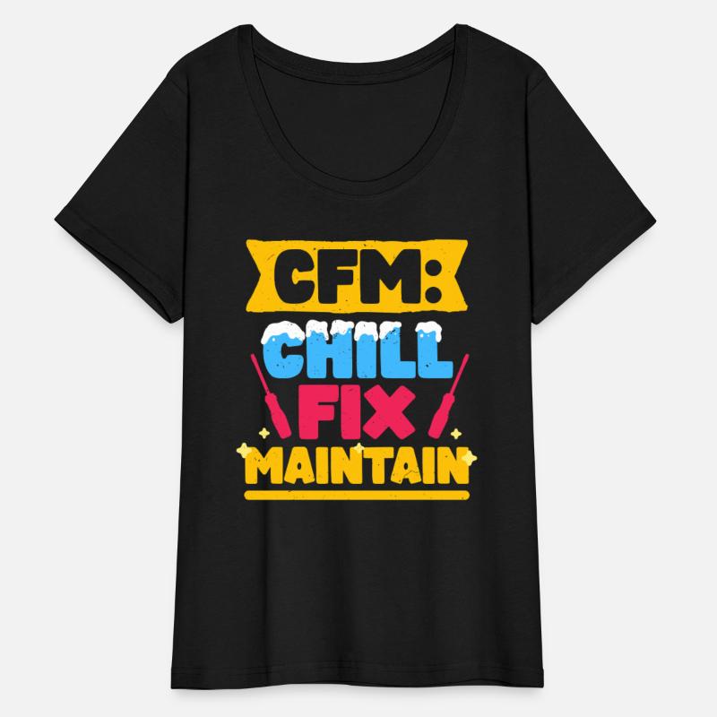 Hvac Installer Hvac Tech CFM Chill Fix Maintain