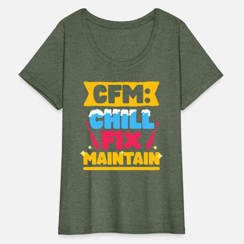 Hvac Installer Hvac Tech CFM Chill Fix Maintain
