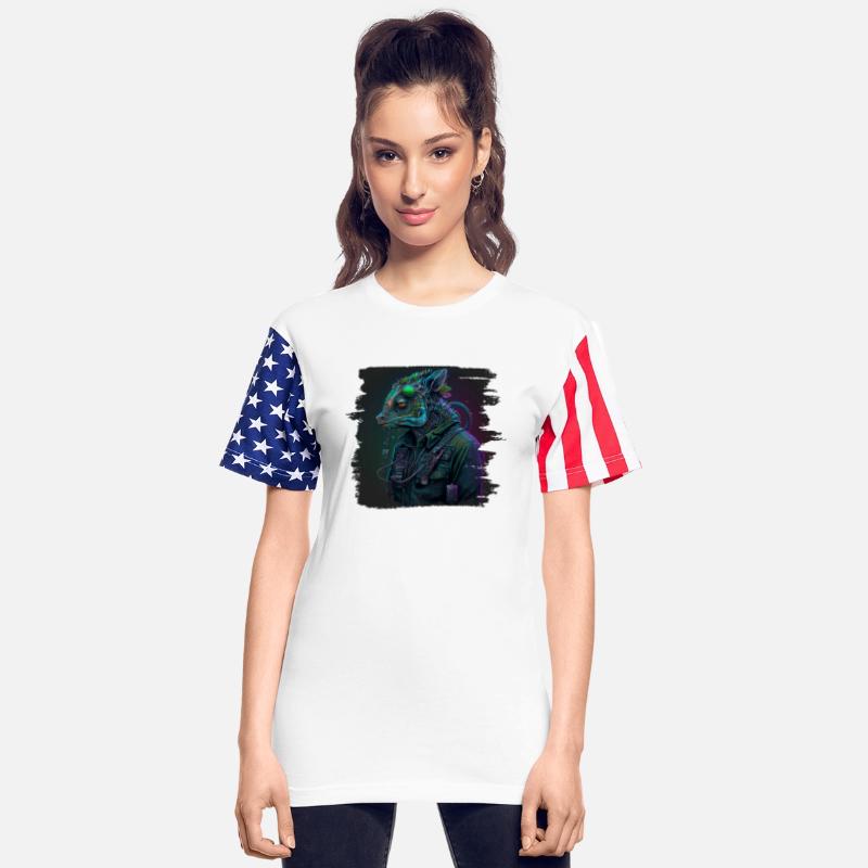 Jackson Chameleon Cyberpunk Dystopian Vaporwave