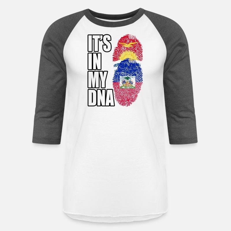 Kiribati And Haitian Mix Heritage DNA Flag