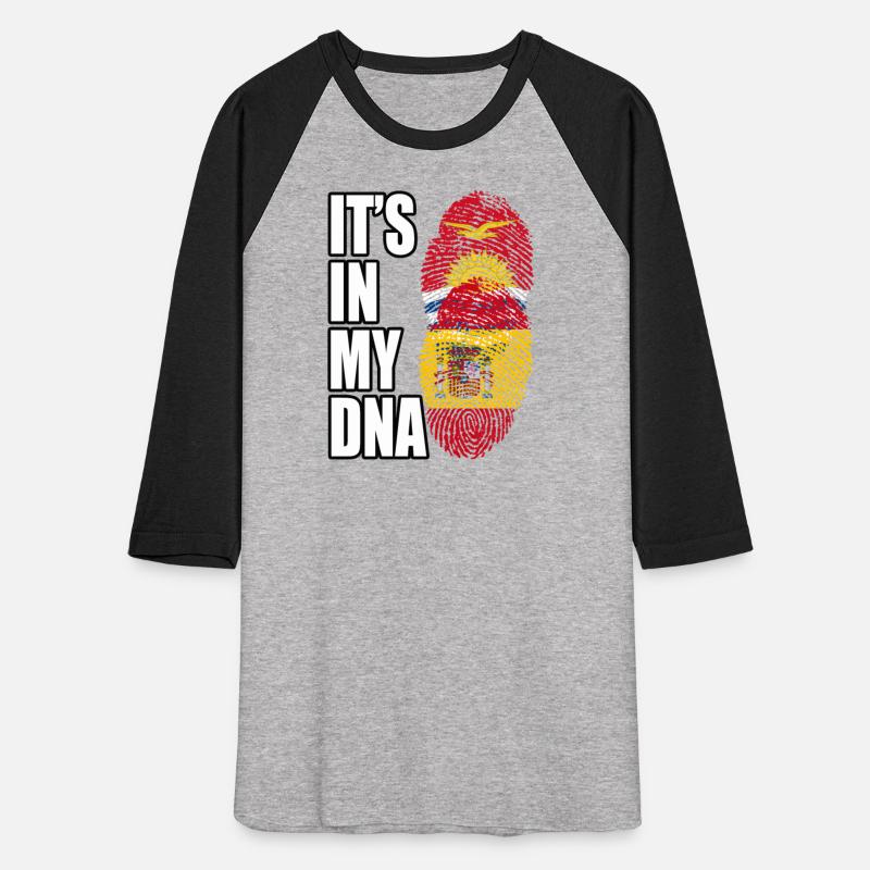 Kiribati And Spaniard Mix Heritage DNA Flag