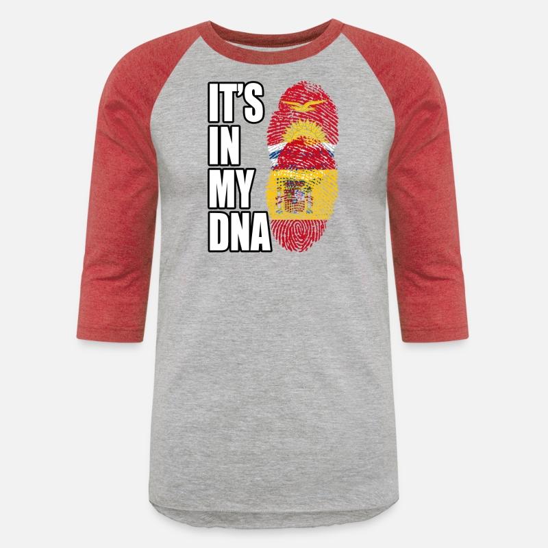 Kiribati And Spaniard Mix Heritage DNA Flag