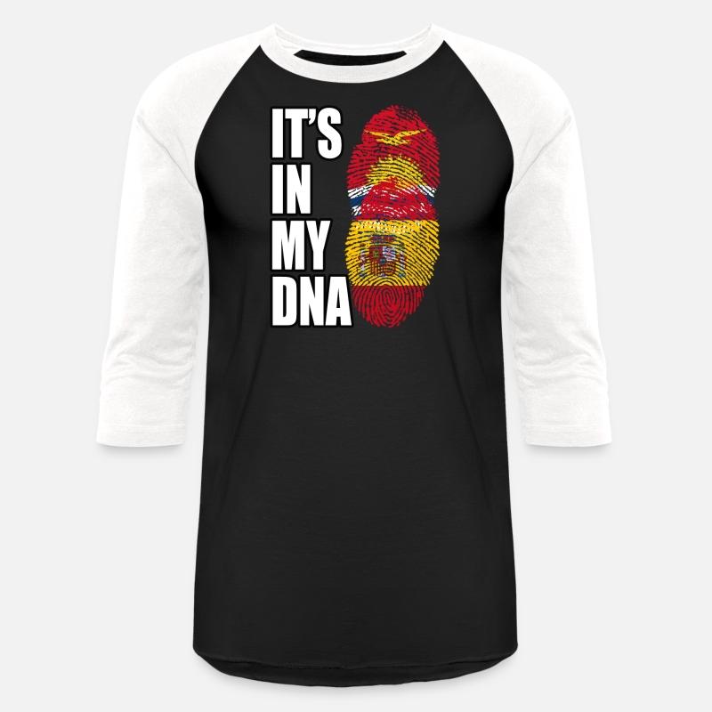 Kiribati And Spaniard Mix Heritage DNA Flag