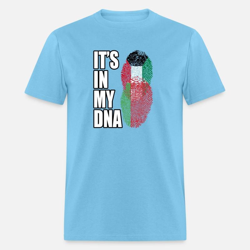 Kuwaiti And Belarusian Mix Heritage DNA Flag