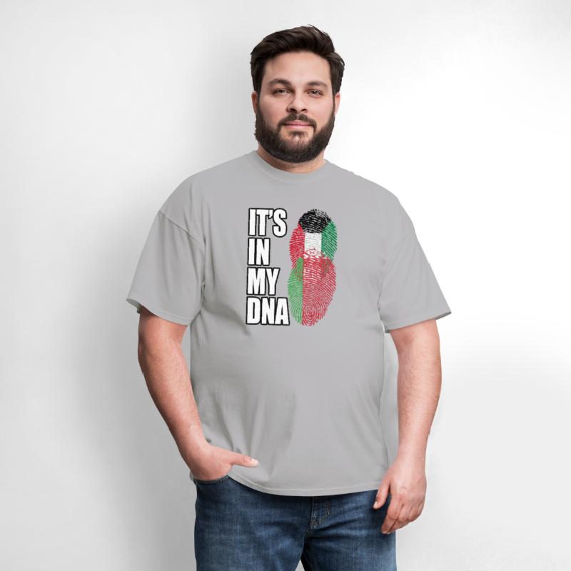 Kuwaiti And Belarusian Mix Heritage DNA Flag