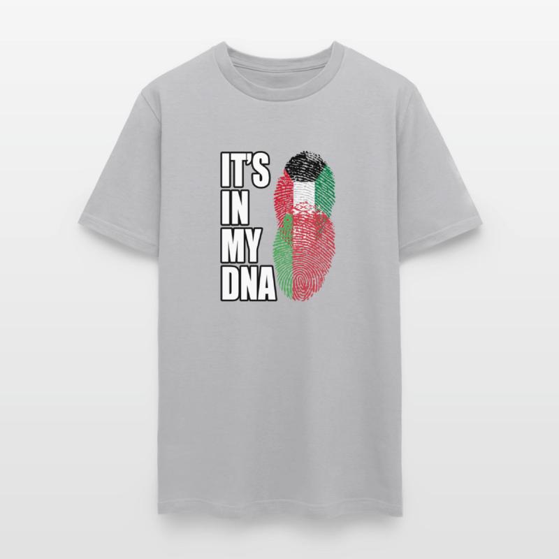 Kuwaiti And Belarusian Mix Heritage DNA Flag