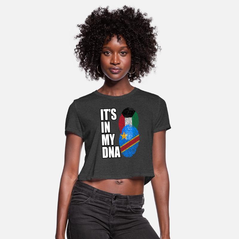 Kuwaiti And Congolese Mix Heritage DNA Flag
