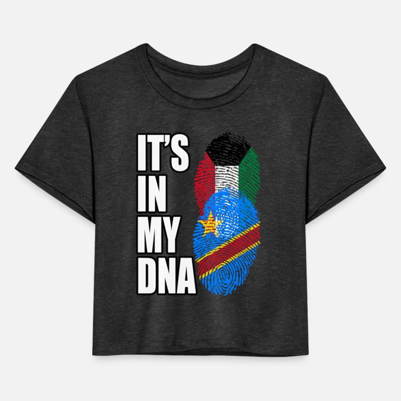 Kuwaiti And Congolese Mix Heritage DNA Flag