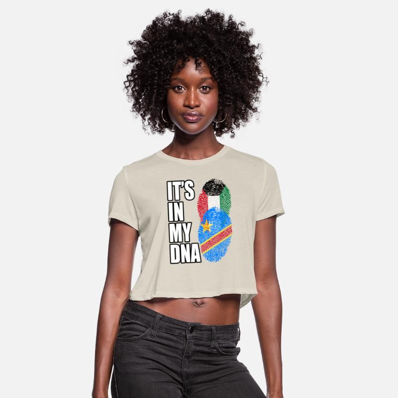 Kuwaiti And Congolese Mix Heritage DNA Flag