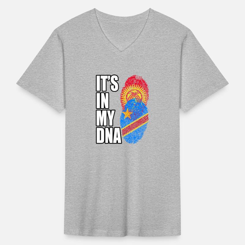 Kyrgyzstani And Congolese Mix Heritage DNA Flag