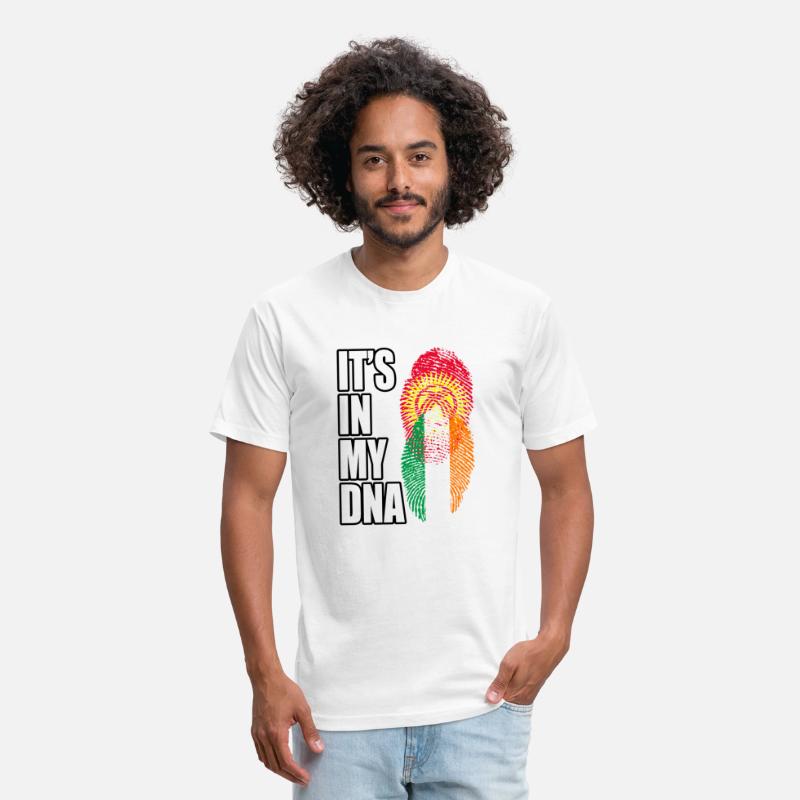 Kyrgyzstani And Irish Mix Heritage DNA Flag